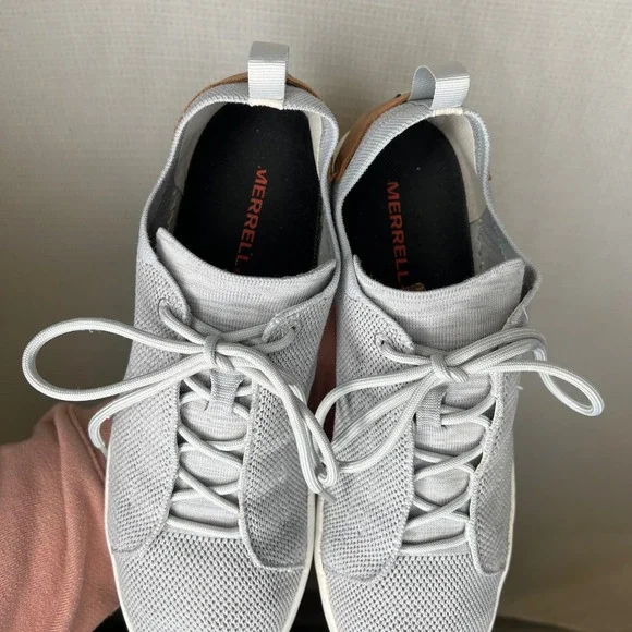 Merrell Gridway Womens Grey Knit Recycled Vibram Sneakers J97594 Size 11 - Picture 4 of 7